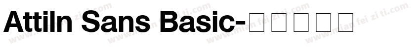 Attiln Sans Basic字体转换